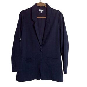 Garnet Hill Women's Navy Blue Blazer Size 10